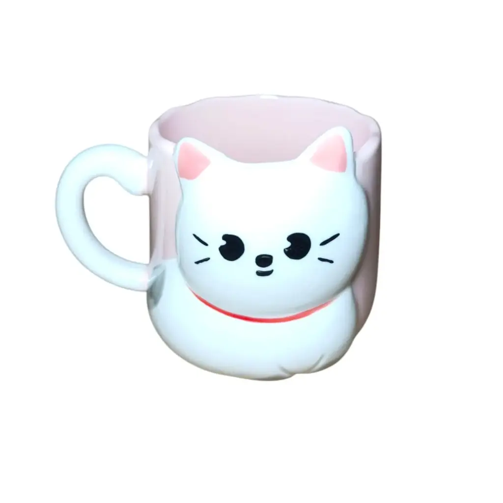 Pocillo Mug Gato Ref NJ0303 (Rosado)