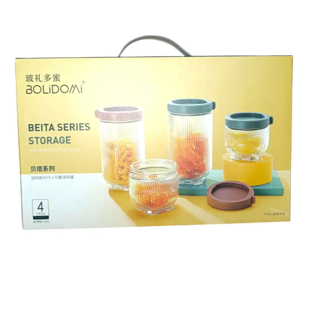 Set De Tarros Para Guardar Granos Ref W-BT/L4