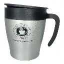 Mug Metalico Con Tapa Y Cuchara Colores Surtidos  Ref 1876
