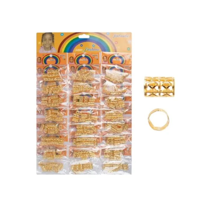 Broche Metalico Para Cabello Dorado 