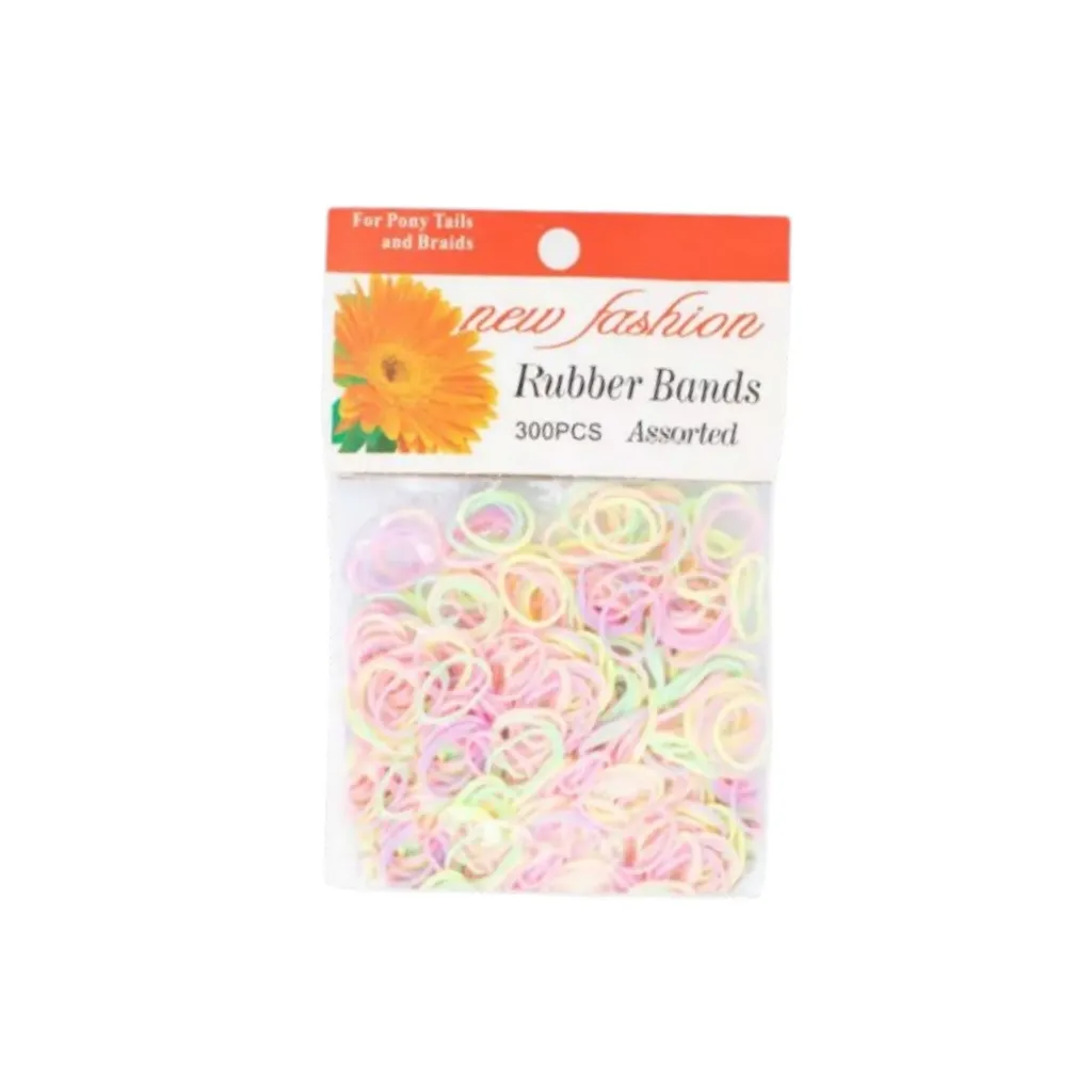 Cauchos Para El Cabello Colores Pasteles Ref JRB-009PS