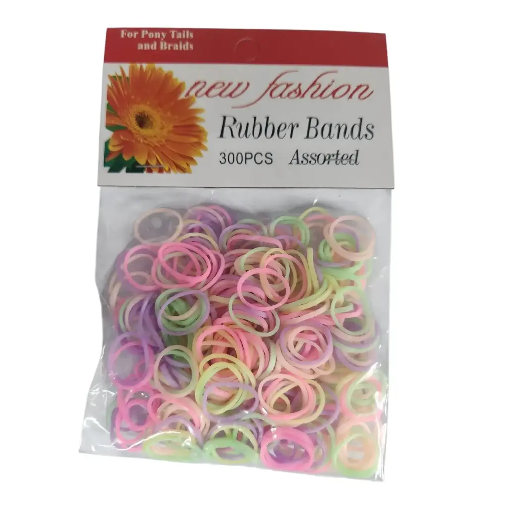 Cauchos Para El Cabello Colores Pasteles Ref JRB-009PS