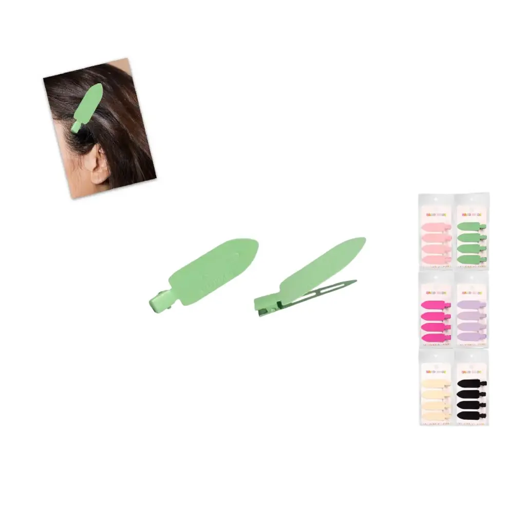 Pinzas x4 Para el Cabello Colores Surtidos Ref JC-3139