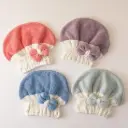 Toallas para Envolver el Cabello, Gorro de Secado del Cabello de Microfibra Colores Surtidos Ref JH095