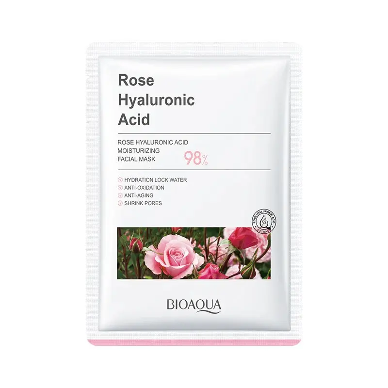 Mascarilla Facial Rosas Y Acido Hialuronico BioAqua Ref BQY15402