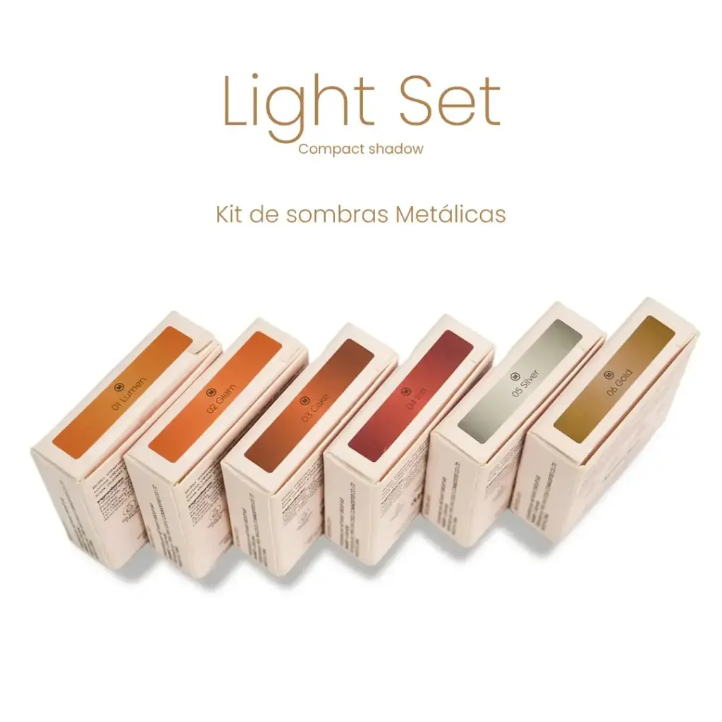 Sombras Compactas Metálicas Light Set Montoc