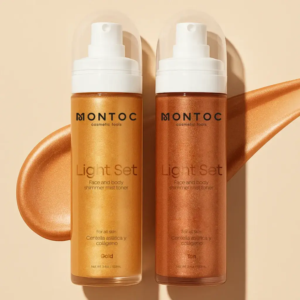 Shimmer Mist Toner Light Set Montoc  (Gold)