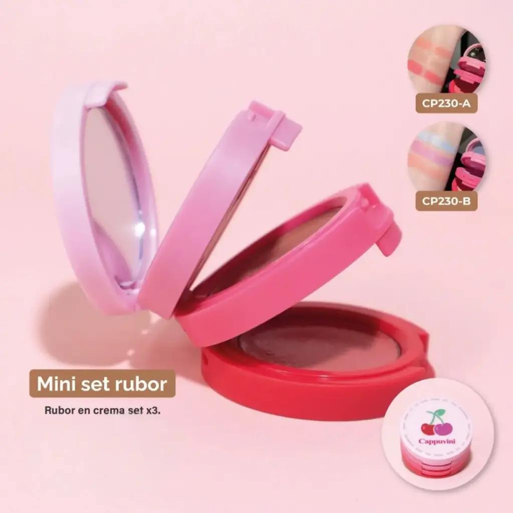 Set Rubor Cremoso x3 Ref CP230
