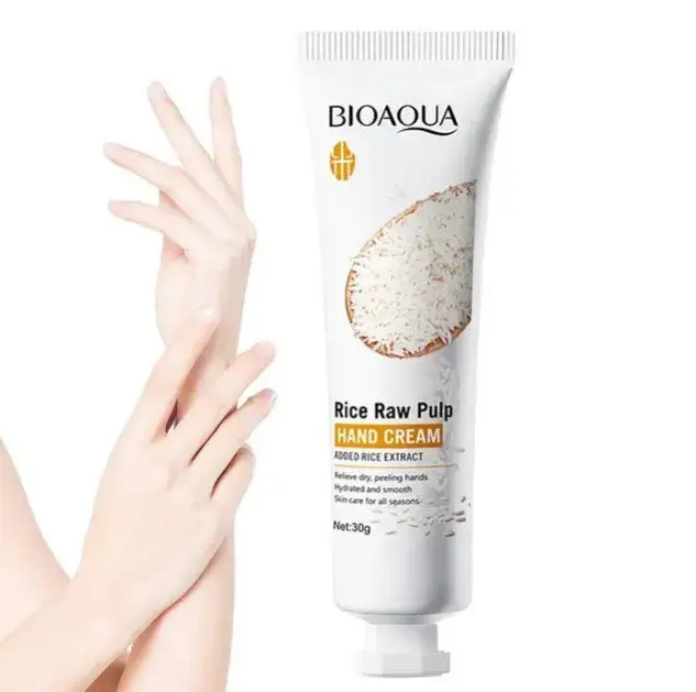 Crema Hidratante De Manos Arroz BioAqua Ref BQY49000 / BQY15280