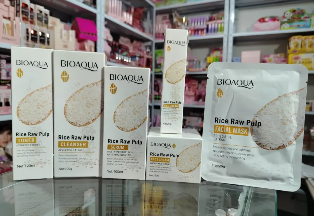 Kit Cuidado Facial Arroz x6 BioAqua