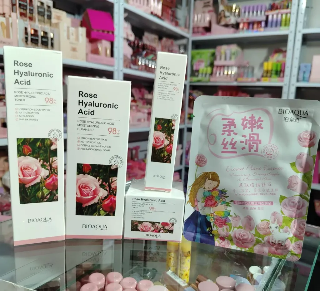 Kit Cuidado Facial Rosas x5 BioAqua 