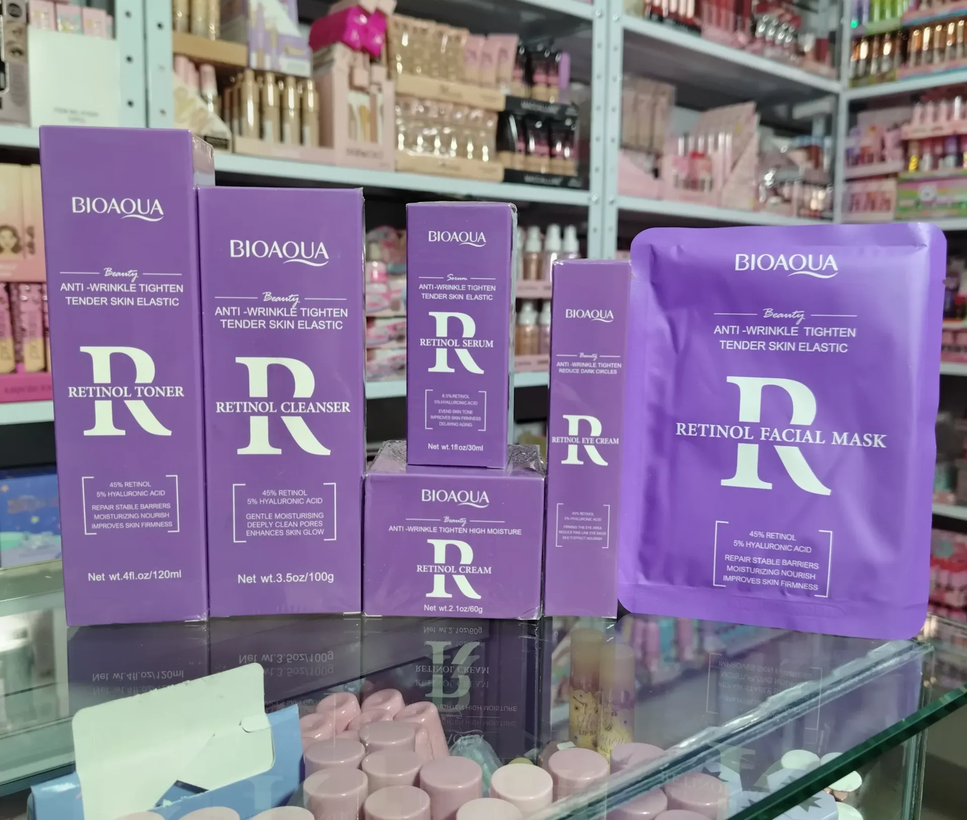 Kit Cuidado Facial Retinol x6 BioAqua
