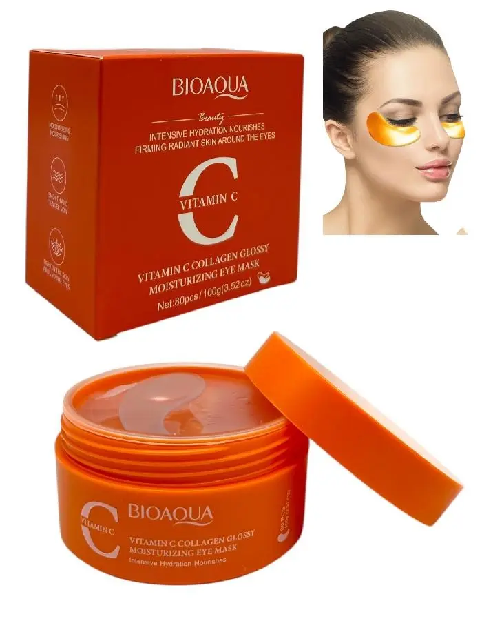 Mascarilla Colageno Para Ojos x40 Pares Vitamina C BioAqua Ref BQY97958