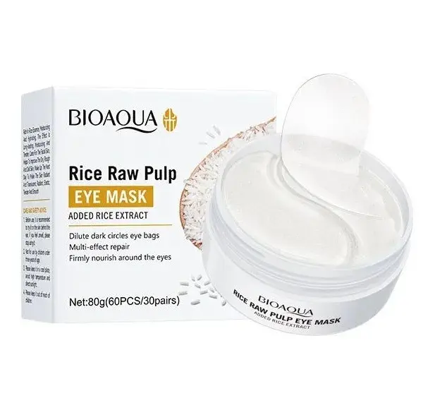 Mascarilla Colageno Para Ojos x30 Arroz BioAqua Ref BQY92663