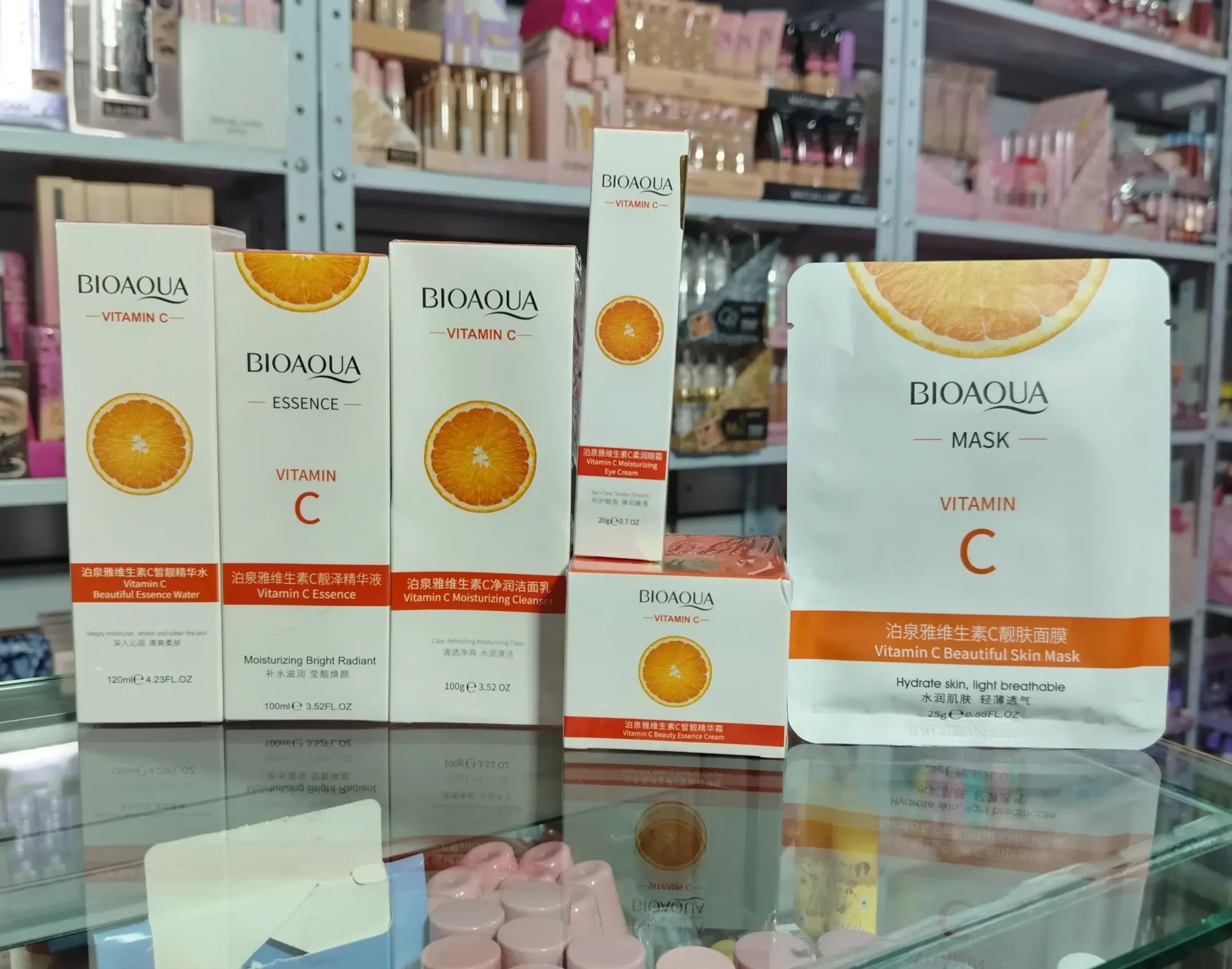 Kit Cuidado Facial Vitamina C x6 BioAqua