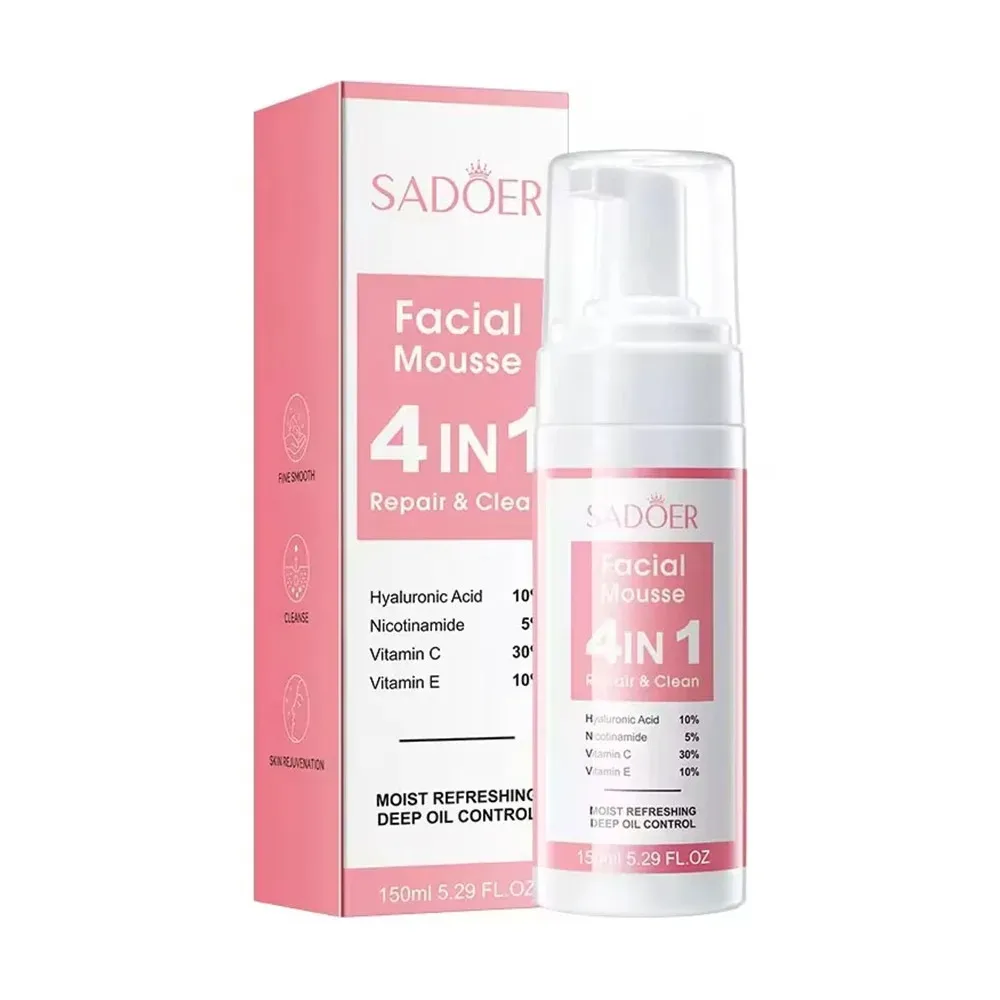 Jabon Facial Espuma 4 en 1 Sadoer Ref SD87440