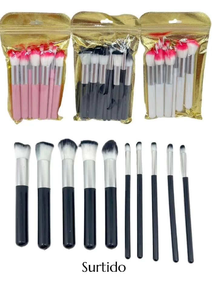 Kit Brochas Colores Surtidos Ref 9261-230