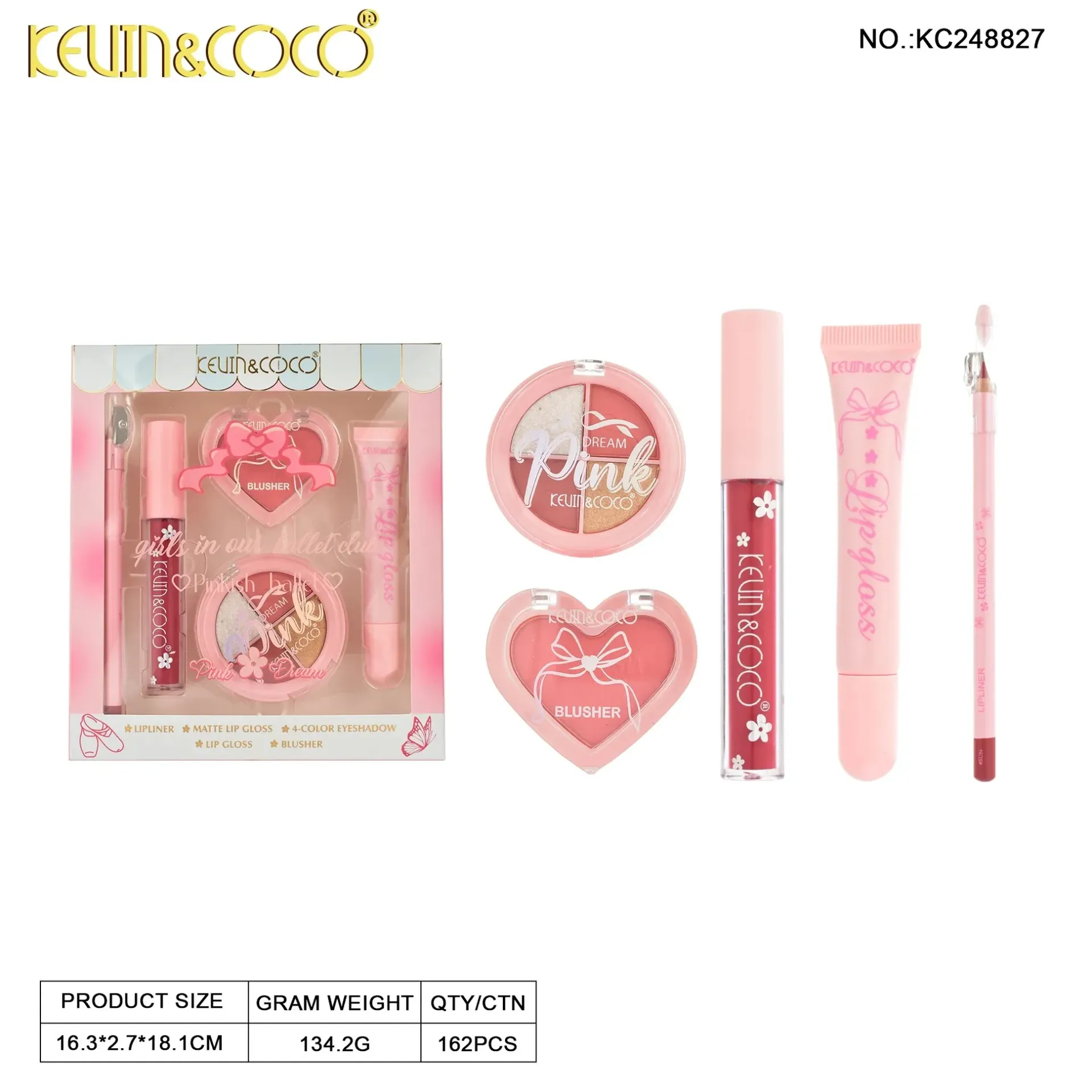 Kit Maquillaje Kevin&Coco Ref KC248827