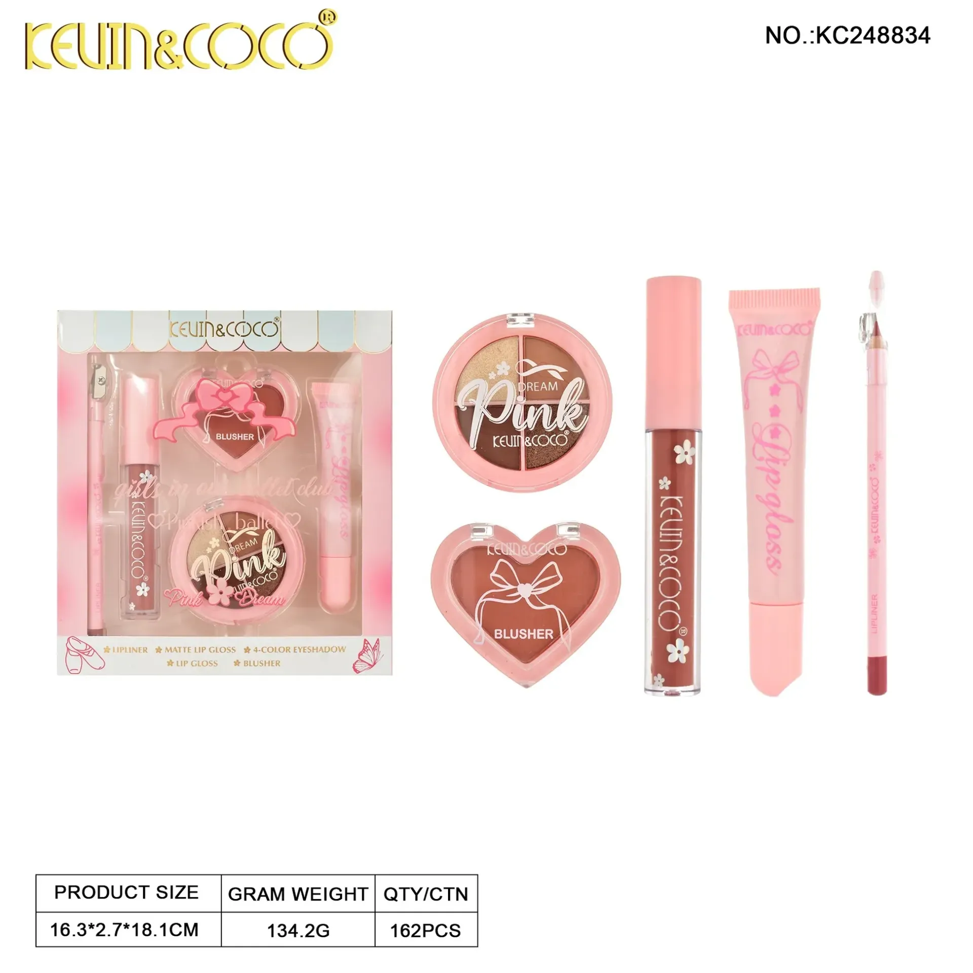 Kit Maquillaje Kevin&Coco Ref KC248834