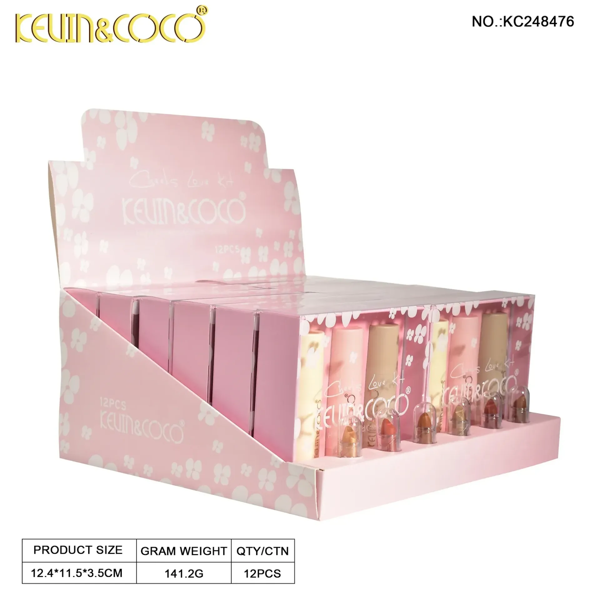 Kit Rubor / Contorno / Iluminador Kevin&Coco Ref KC248476