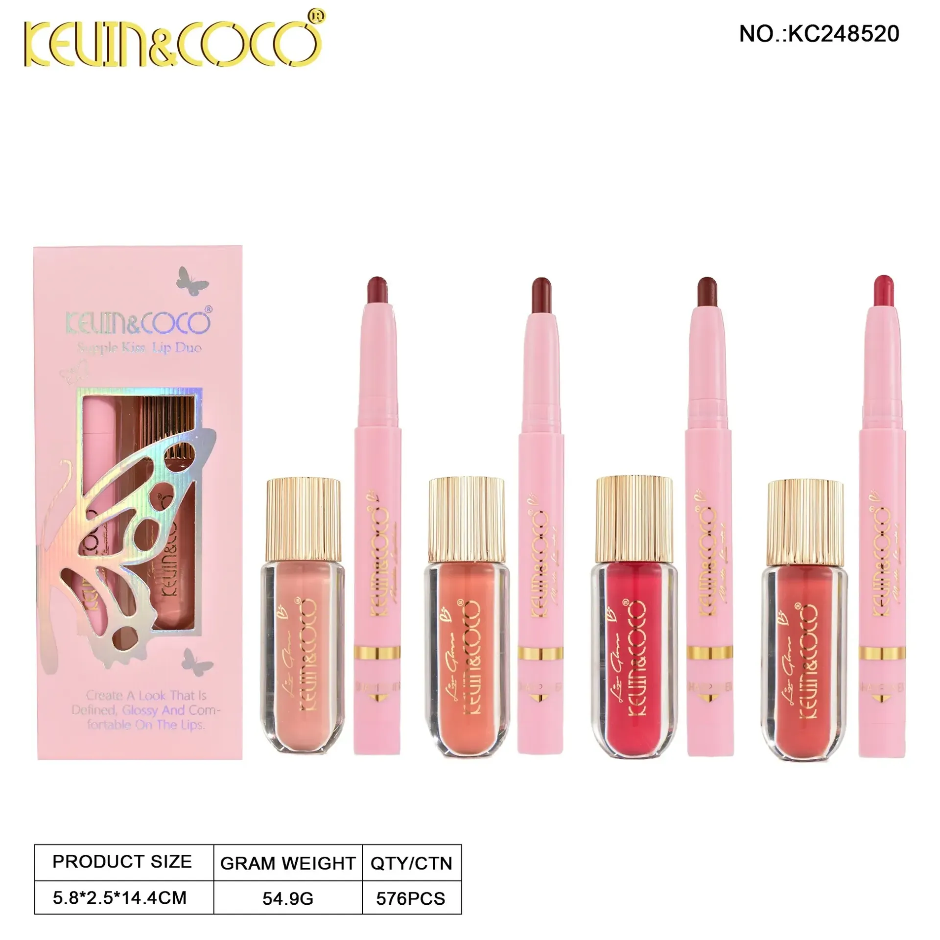 Kit Duo Labiales Kevin & Coco Ref KC248520