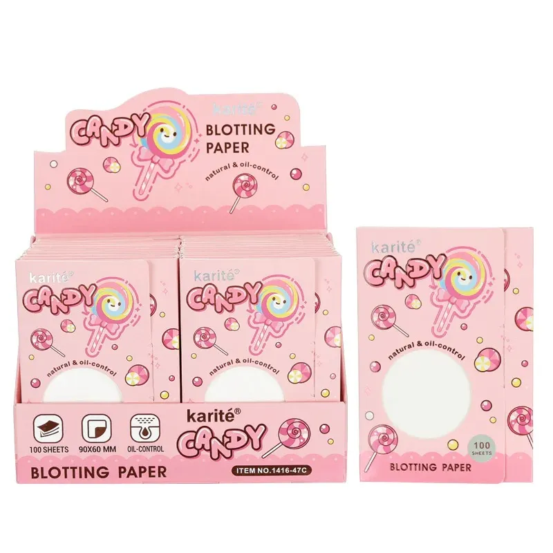 Papel Absorbente de Grasa Candy Karite Ref 1416-47C