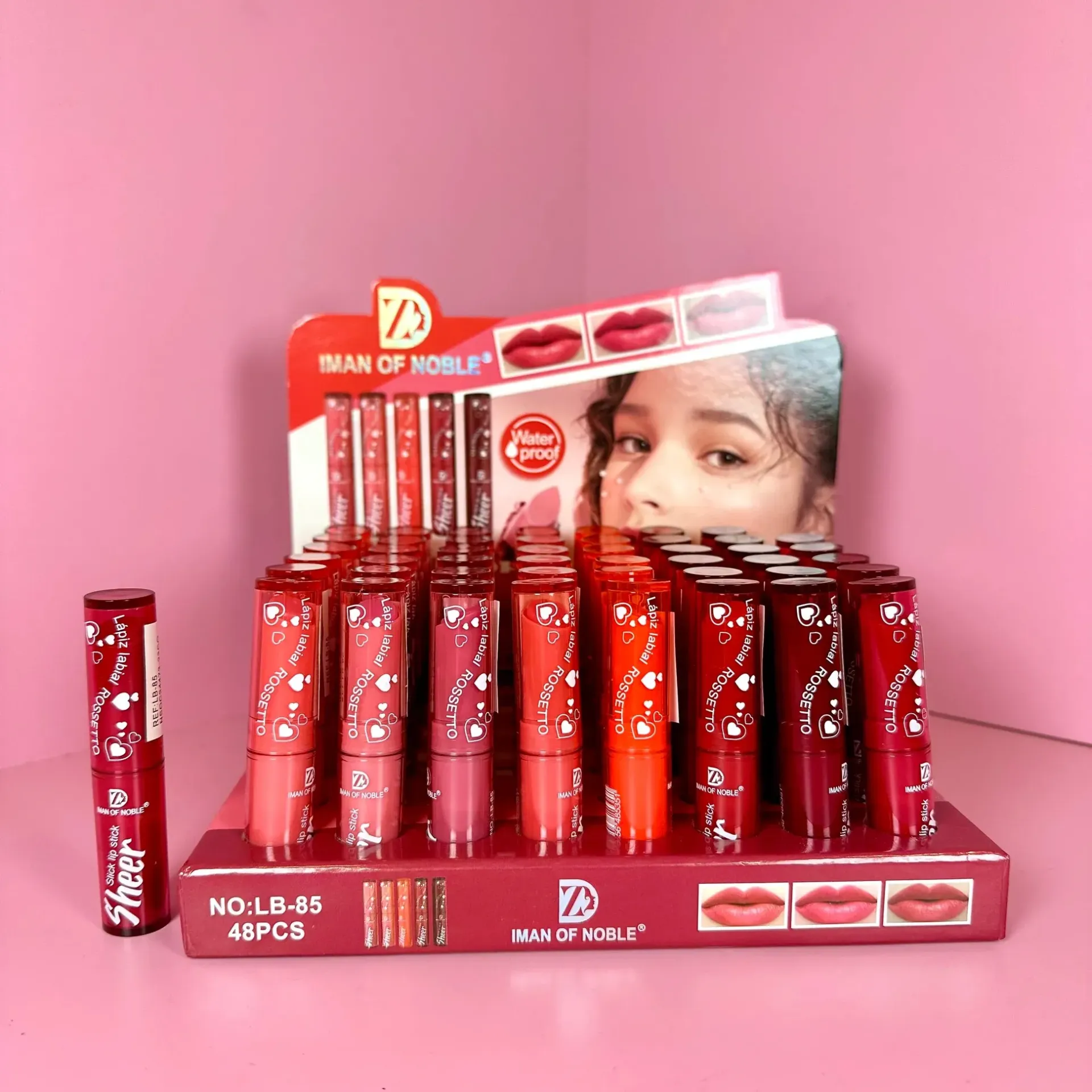 Labial En Barra Tonos Surtidos Ref LB-85