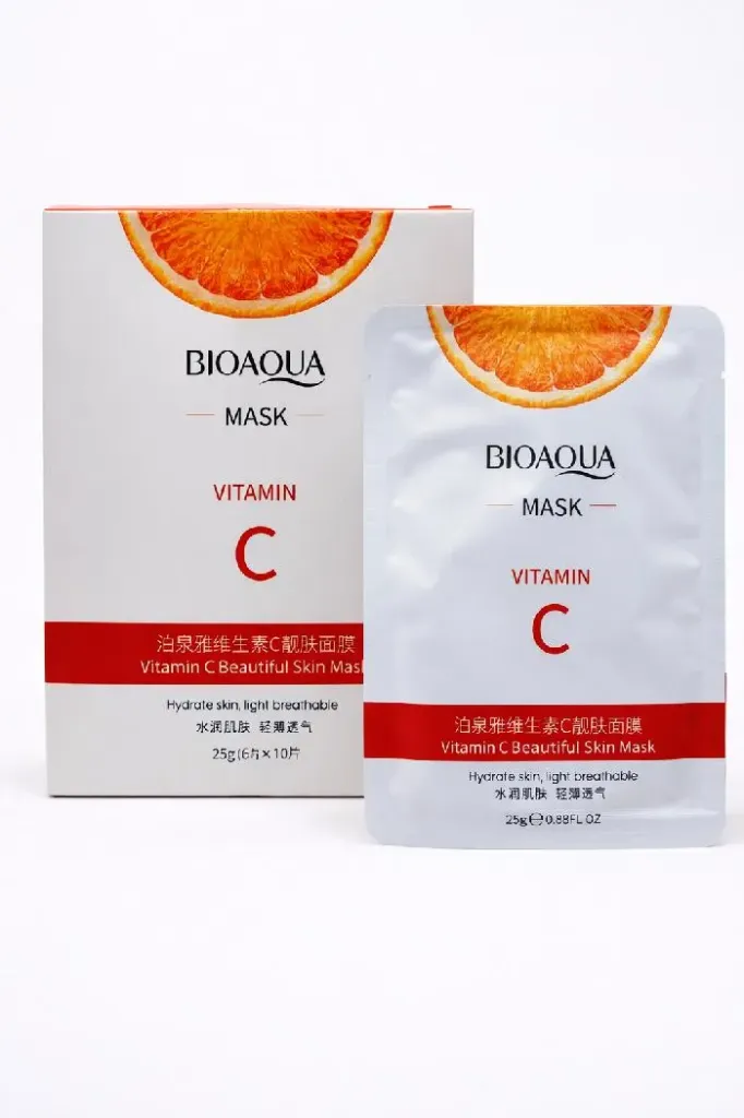 Display x10 Mascarilla Facial Vitamina C BioAqua Ref BQY02105