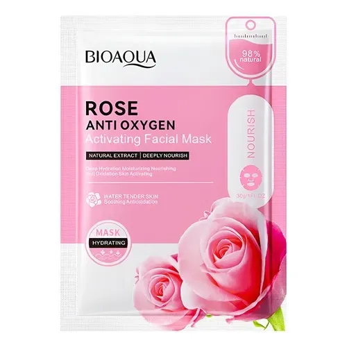 Mascarilla Facial Extracto De Rosas BioAqua Ref BQY56457