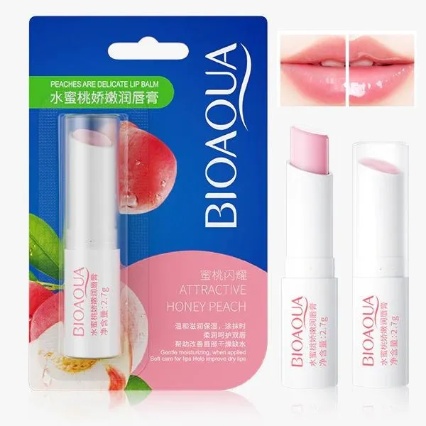 Balsamo Labial En Barra Durazno BioAqua Ref BQY00638