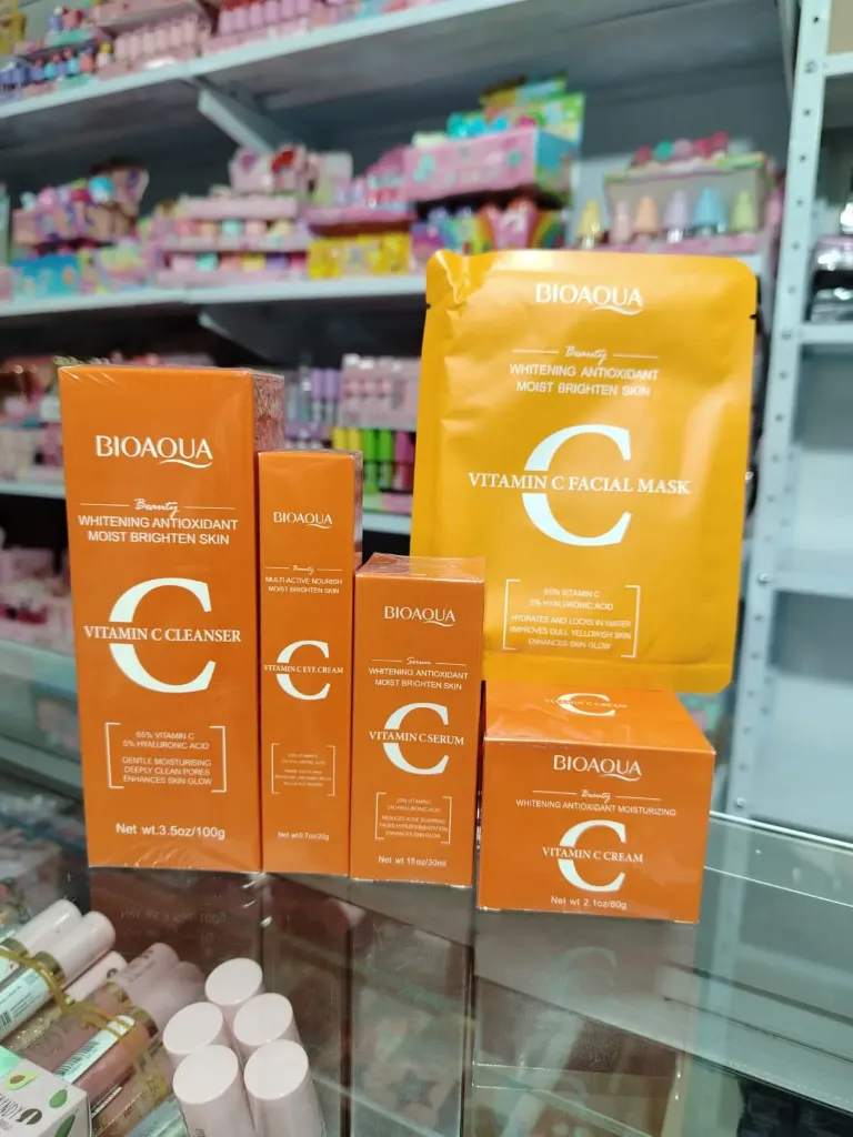 Kit Cuidado Facial Vitamina C x5 BioAqua n