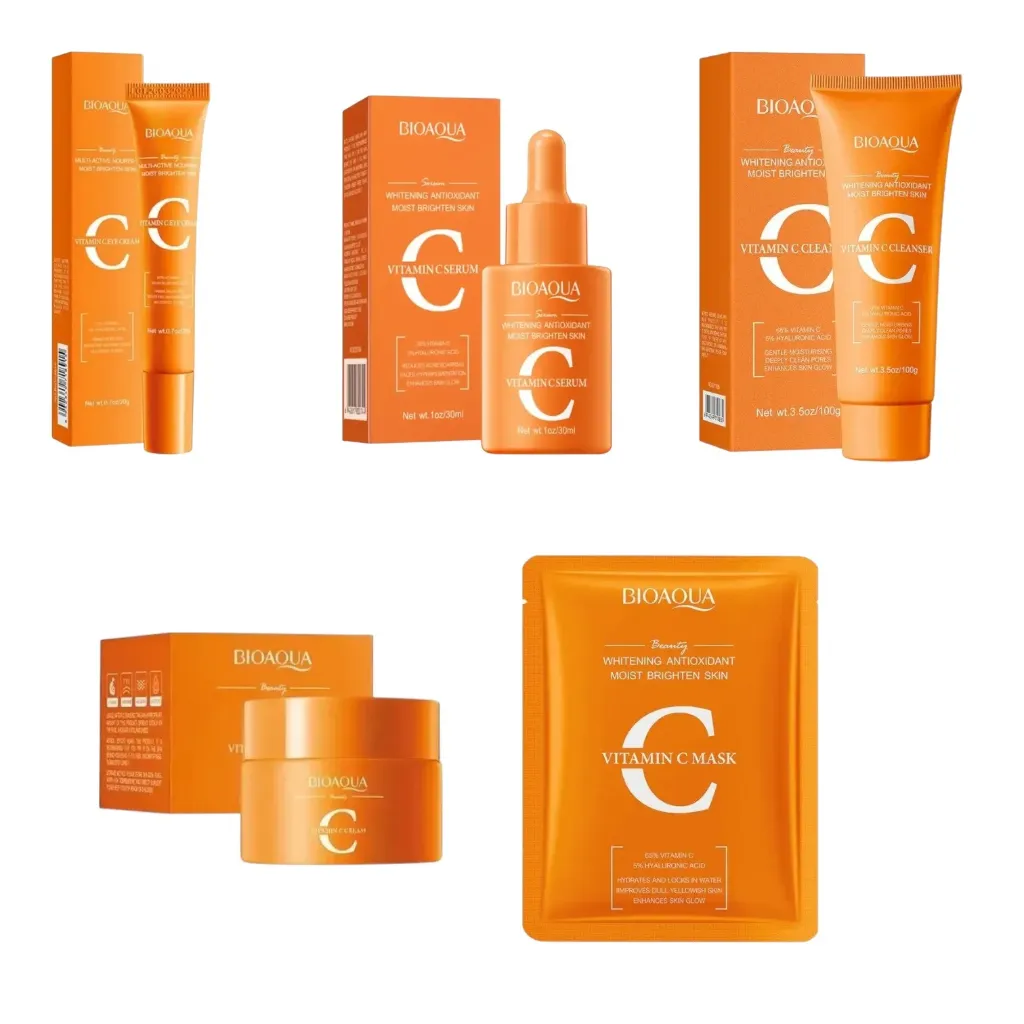 Kit Cuidado Facial Vitamina C x5 BioAqua