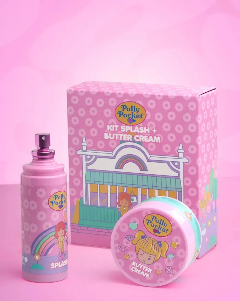 Kit Corporal Polly Pocket Rosado Trendy Ref MT2396