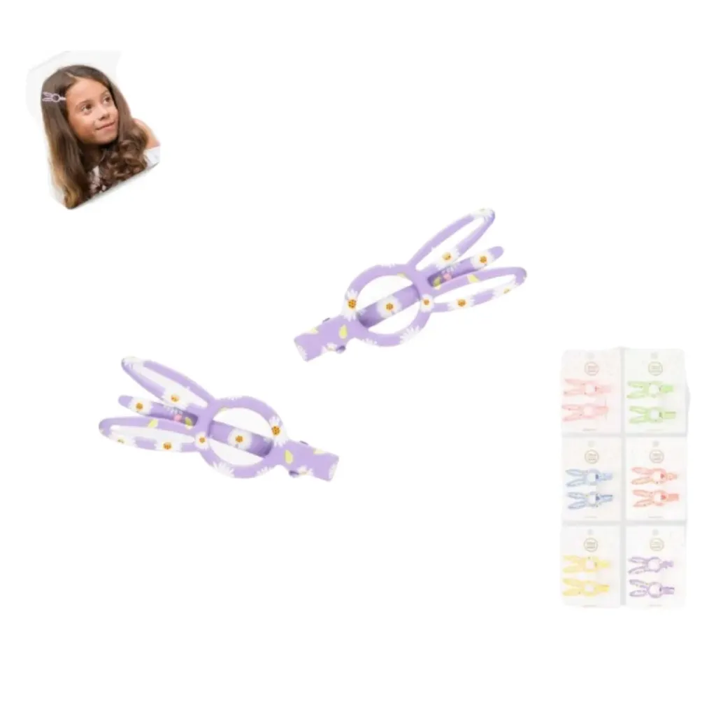 Pinzas Para el Cabello Colores Surtidos Ref JC-2870