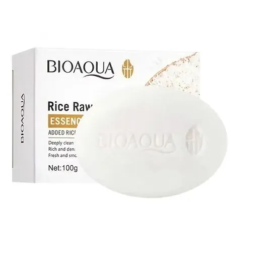 Jabon Barra De Arroz BioAqua Ref BQY45279/BQY71174