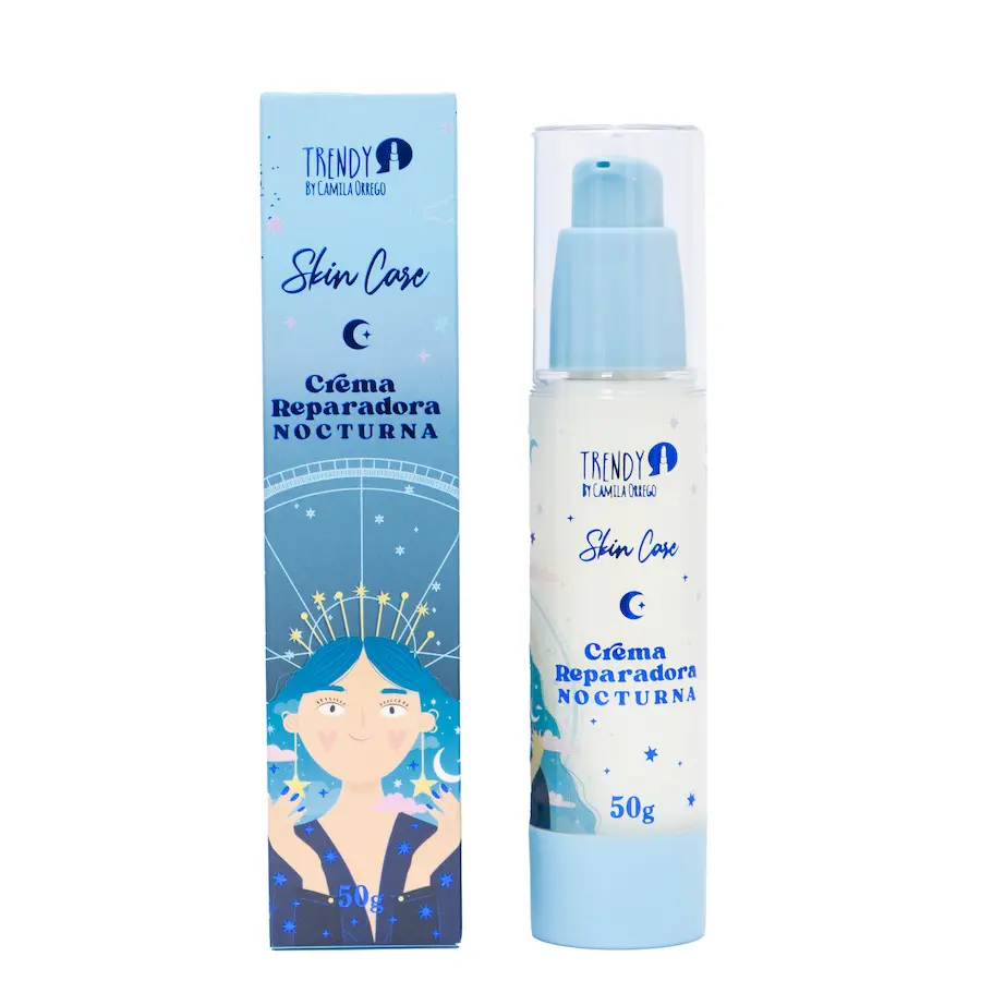 Crema Facial Reparadora Nocturna Trendy 50ml CRN1224 Promo 20/10