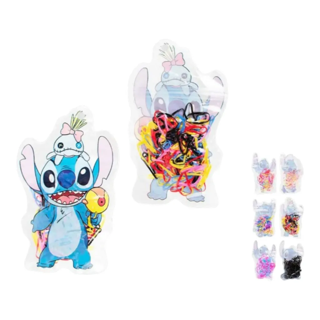 Cauchos Para El Cabello Colores Surtidos Stitch Ref JRB044