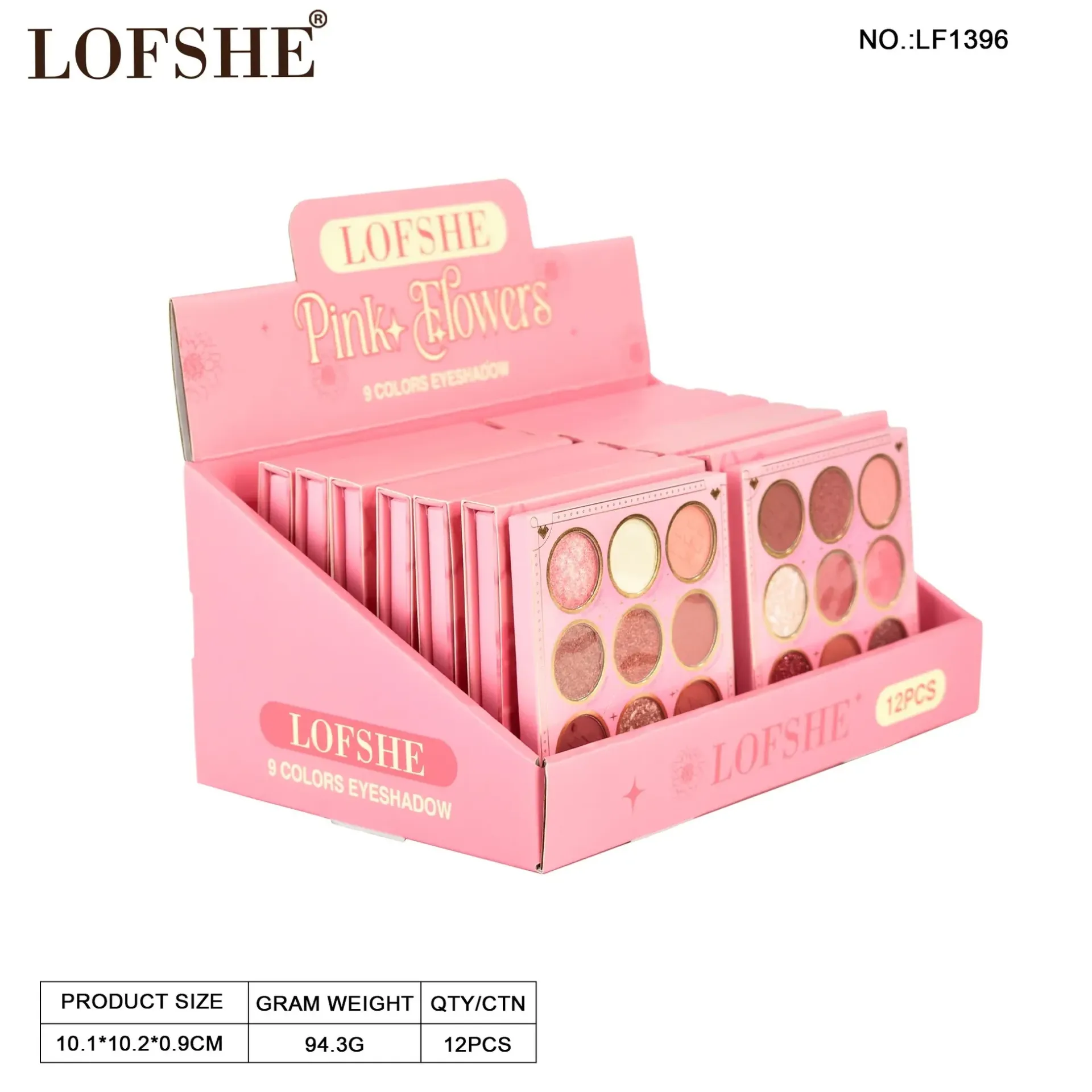 Sombra 9 Colores Lofshe Ref LF1396