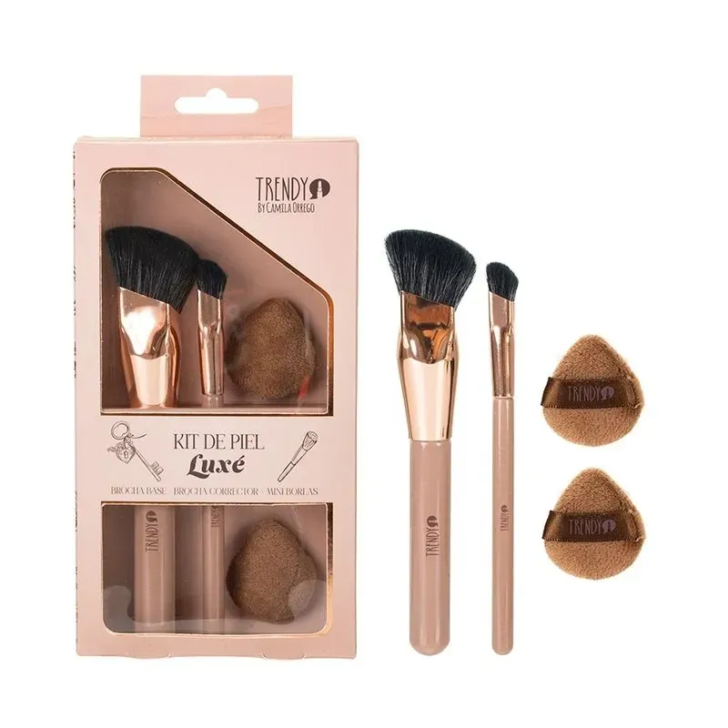 Kit Brochas Piel Lúxe Trendy Ref KBP2506