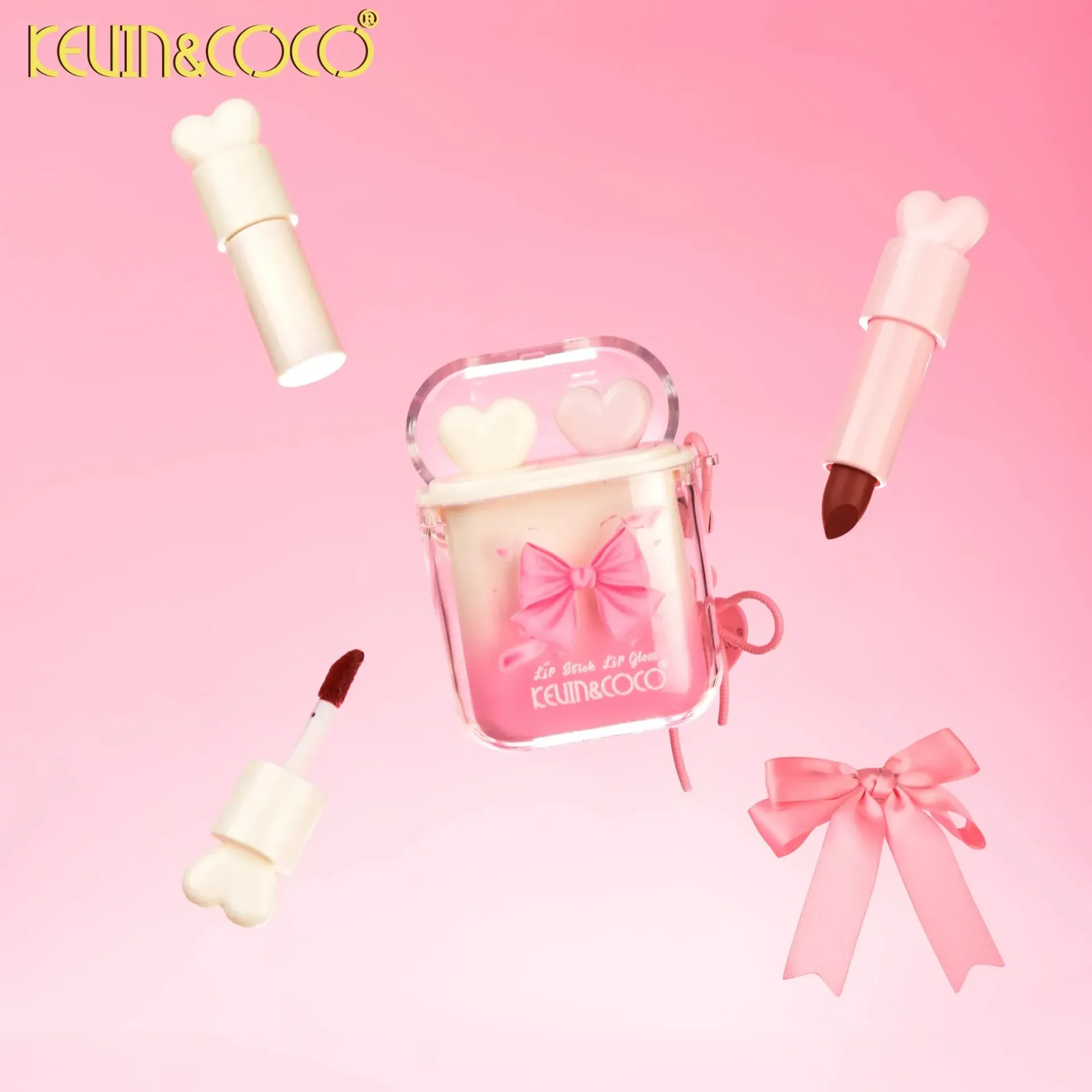 Kit Duo Labial Kevin&Coco Ref KC1182 Tonos Surtidos