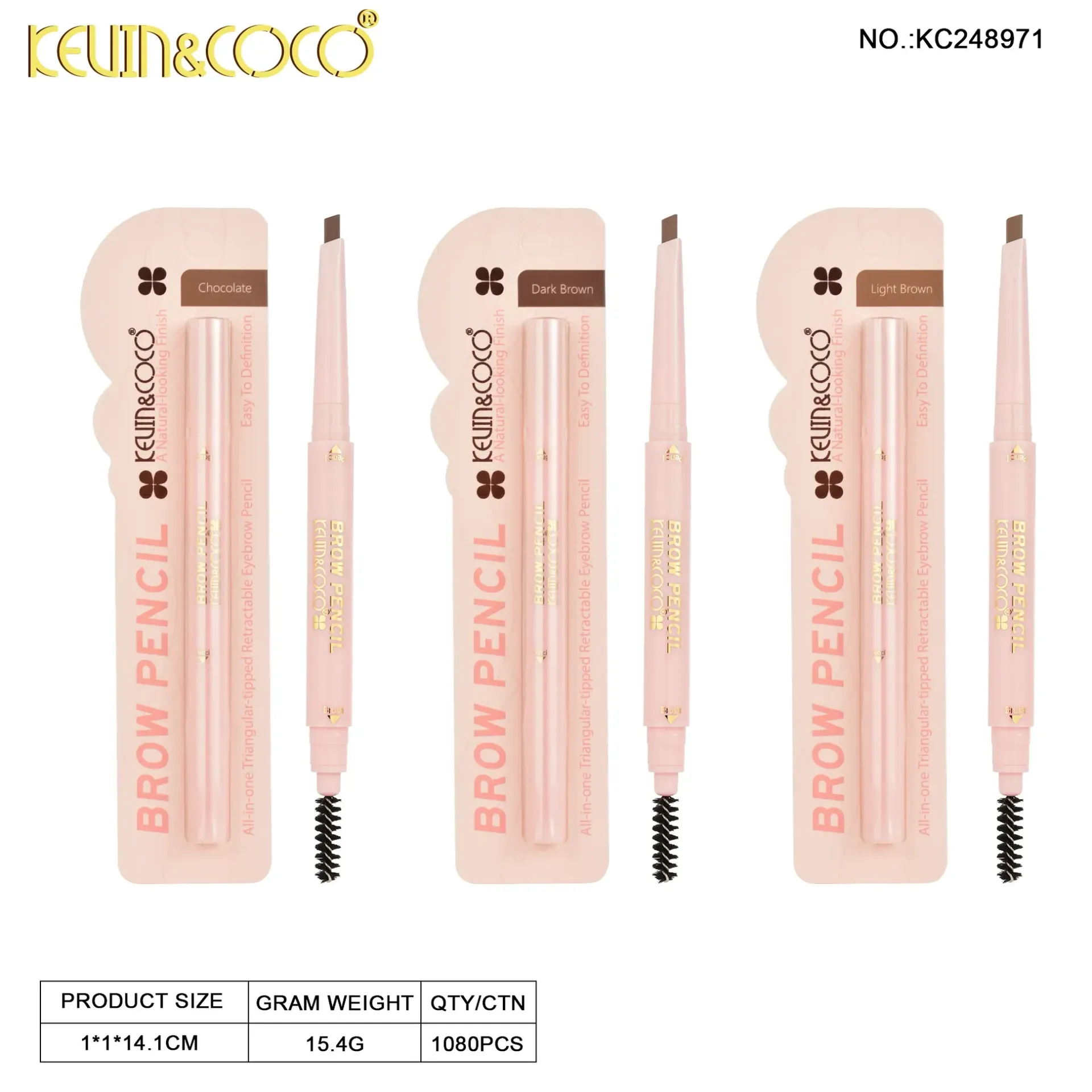 Lápiz Para Cejas Kevin&coco Ref KC248971