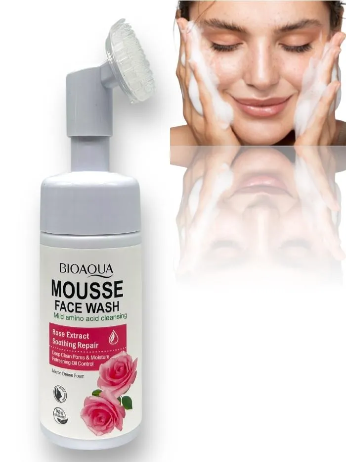 Jabon Facial Espuma Rosas BioAqua Ref BQY81568