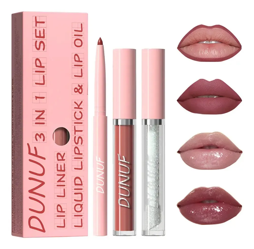 Kit Labial / Brillo / Delineador Ref NC2503 Tonos Surtidos