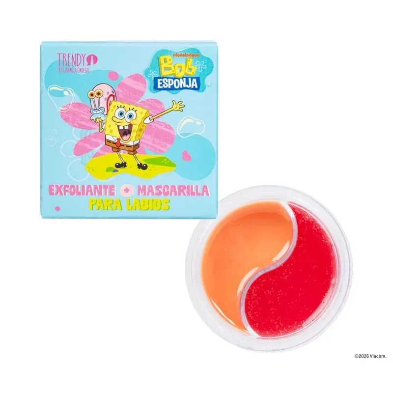 Duo Exfoliante Mascarilla de Labios Bob Esponja Trendy Ref Deb2487