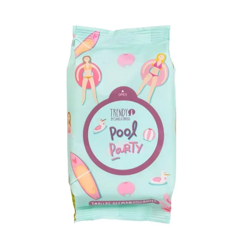 Toallas Desmaquillantes Pool Party Pequeñas Trendy Ref TDP2729