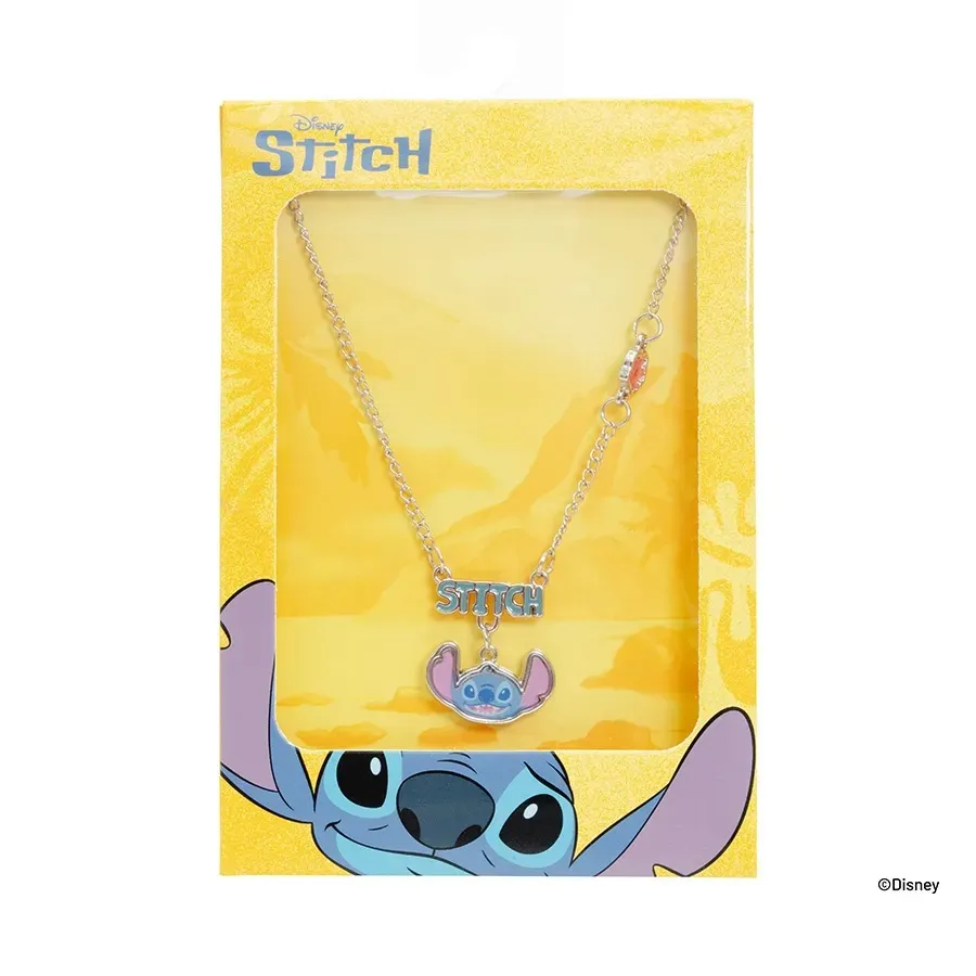 Collar Plateado Stitch DY2300 TrendyLocura