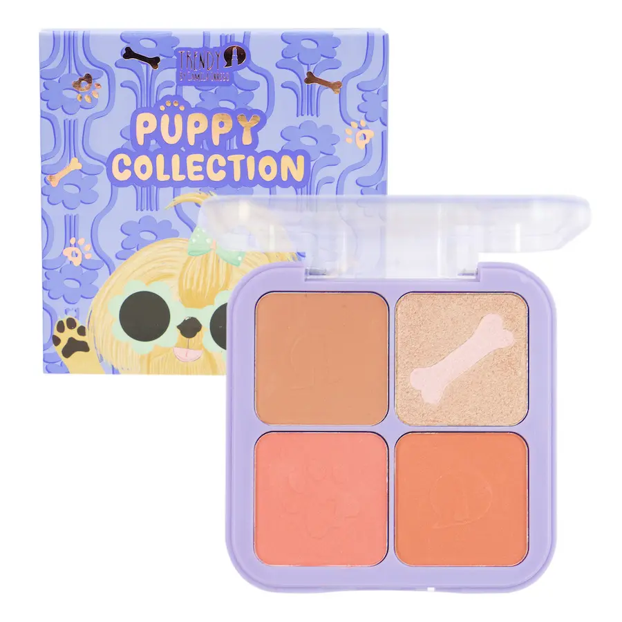 Rubor E Iluminador Puppy Collection Trendy Pk12