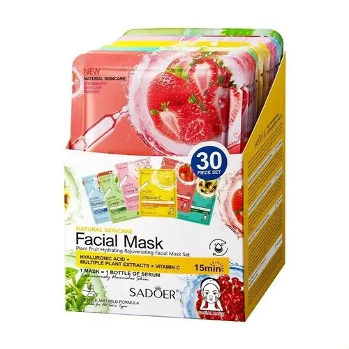 Display x30 Mascarilla Facial Surtidas Sadoer Ref SD10012