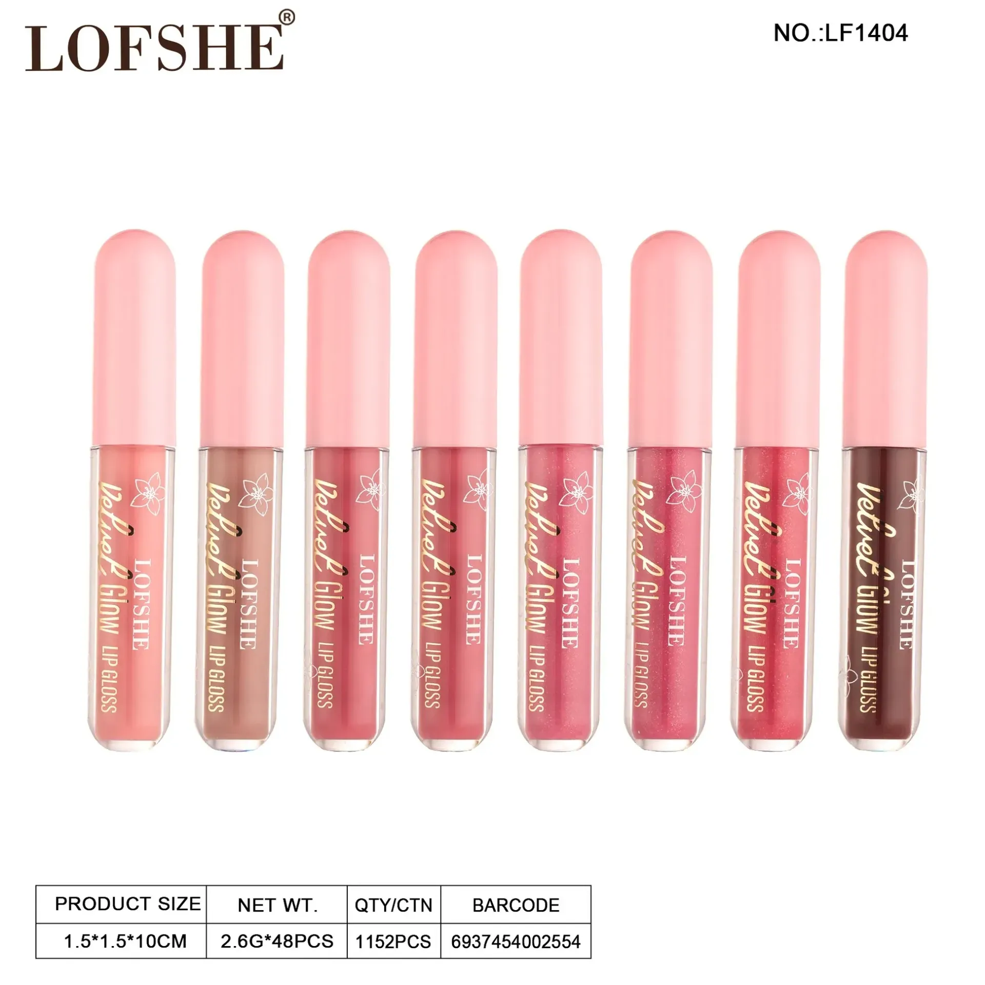 Brillo Labial Lofshe Ref LF1404