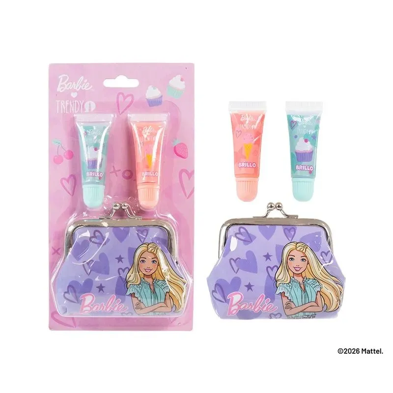 Kit Brillo Y Monedero Amigas Barbie Trendy Ref MT2418